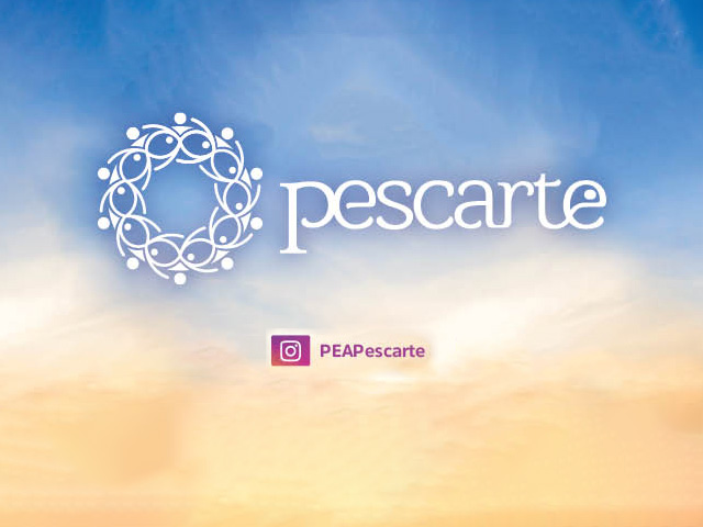 Logo pescarte com o @ do instagram